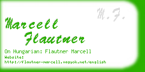 marcell flautner business card